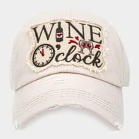 Image 3 of Wine O’ Clock Vintage Baseball Caps