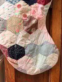 Image 2 of Antique Victorian Quilt Stocking No. 1