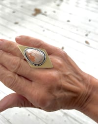 Image 3 of Pink Scolecite Ring