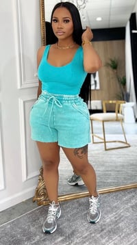Every Day Cami Set Turquoise 