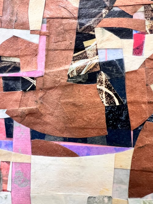 Image of Urban Collage # 368 with Lilac- Anna Carll
