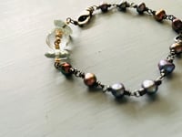 Image 3 of Quartz And Peacock Pearl Bracelet