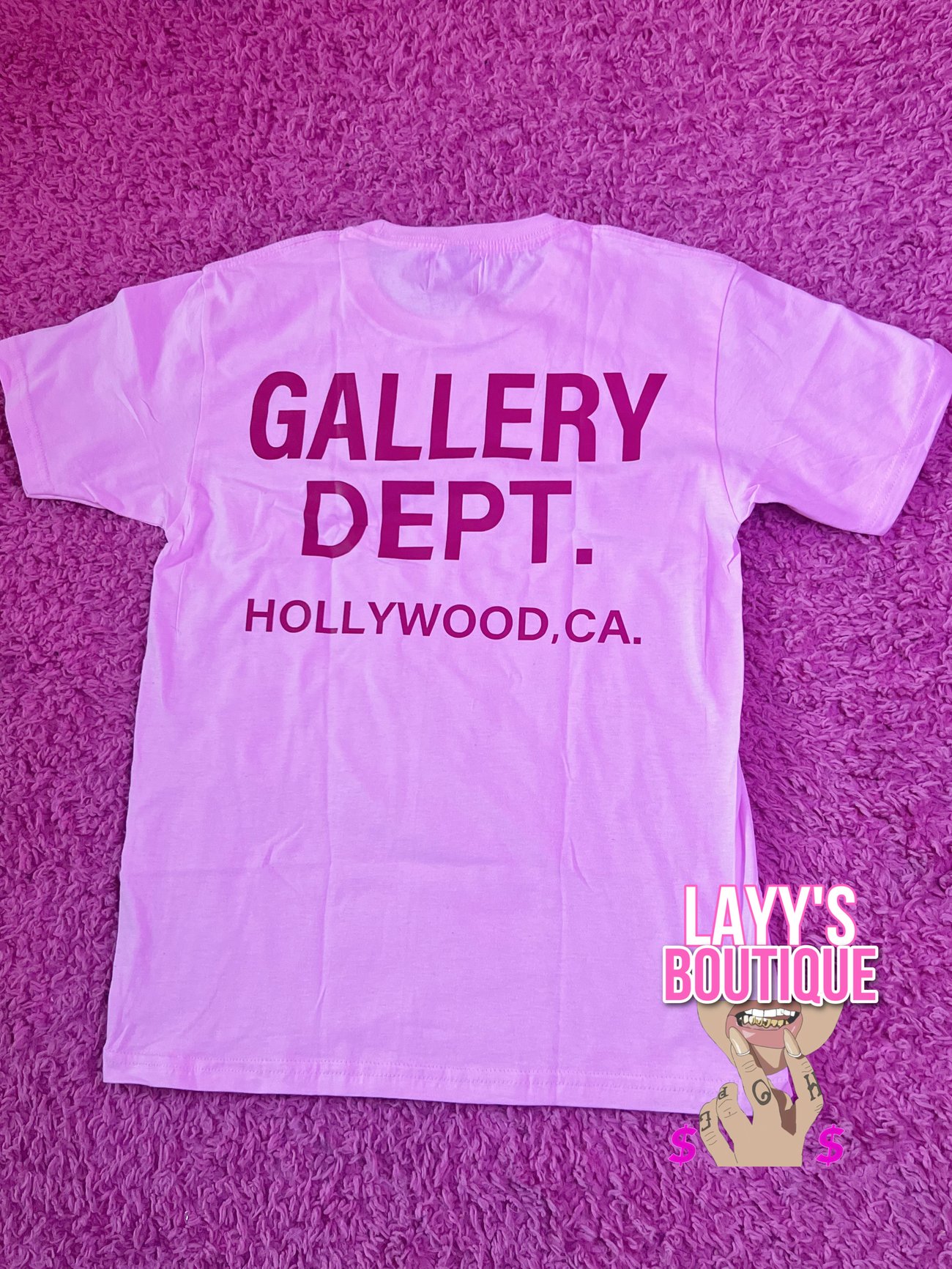 Pink Gallery Dept T Shirt | Layys Closet