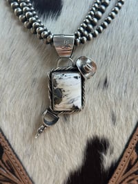 Image 2 of Spur/Hat White Buffalo Pendant