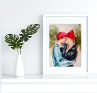 Image 1 of Custom watercolour portrait painting   A4