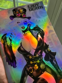 Image 2 of Lady Death Pinup #1  Steampunk Holo Foil Edition LE to 2