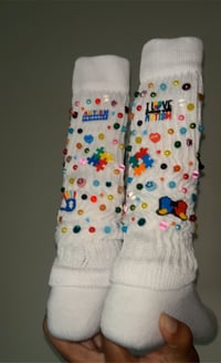 Image 2 of Autism Awareness Socks 