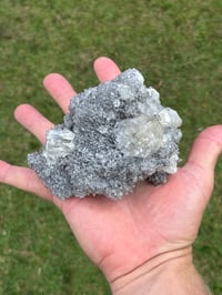 Image 18 of Druzy Fujian Quartz & UV Calcite Specimen #2146