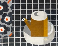 Image 1 of Teapot and tablecloth 