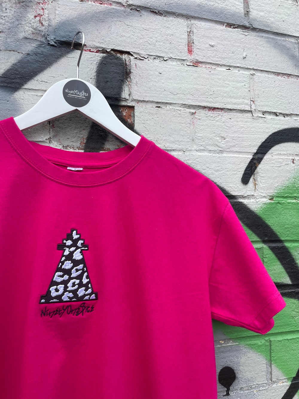 Image of Kids Fushia Leopard Tee