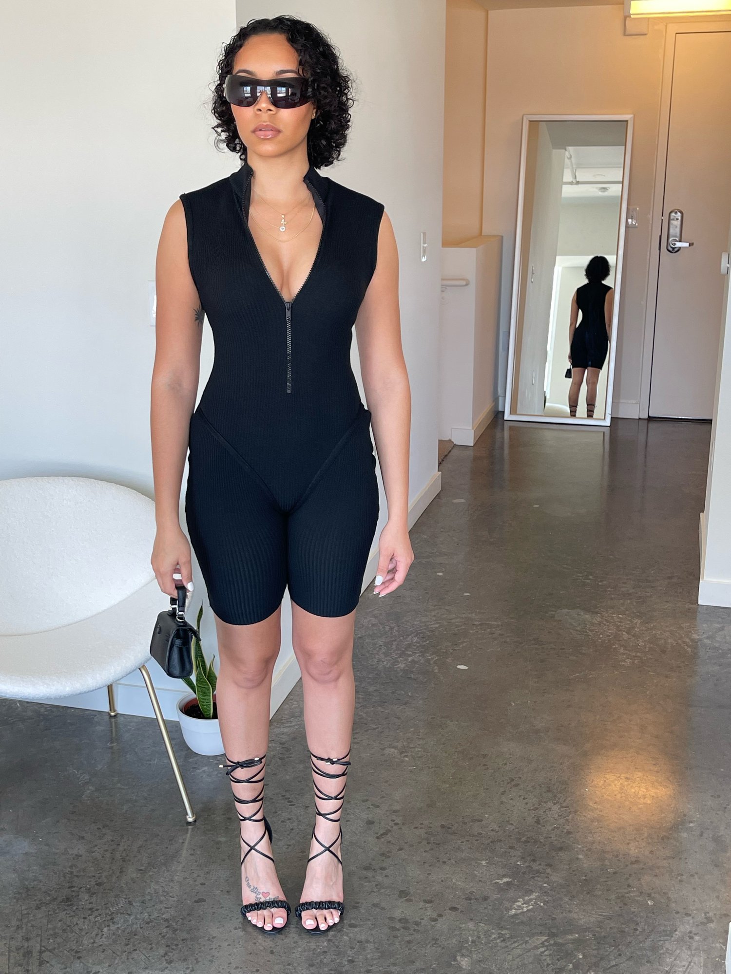 Image of Body Contour Romper 