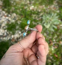 Image 4 of Turquoise/copper ring 