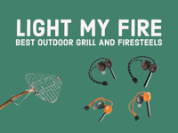 Image 1 of Light my fire grandpa firegrill and firesteels