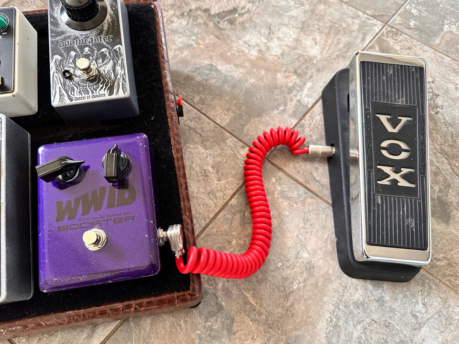 トランプ small wander originals v6 12” Coiled Patch Wah Cable | AMPTURCO GUITAR WERKS