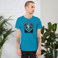 Image 21 of Kraken Style Colorful Skull Unisex t-shirt