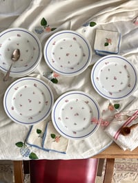 Image 1 of Les jolies assiettes fleurettes lot de 6 [au lieu de 29€]