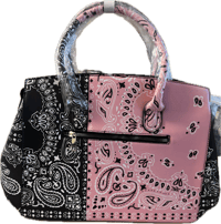 Pink & Black Purse