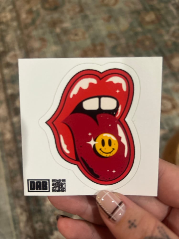 Image of Retro Tongue Trippy 3 Inch