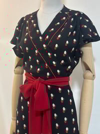 Image 8 of Dotty Printed Wrapover Dress