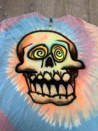 Image 1 of 1/1 Airbrush Tshirt on 2XL Tie Dye Tshirt