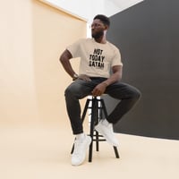 Image 2 of Not Today Satan Men's Tee - Black