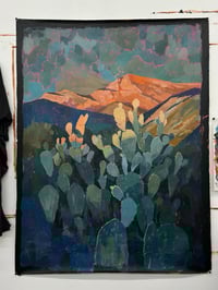 Image 8 of In Moments Of Waiting - 34x45" Acrylic On unstretched canvas