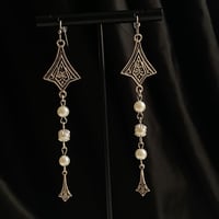 Image 3 of THE VICTORIA PEARL EARRINGS 