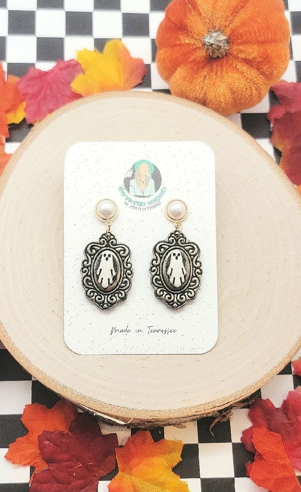 Image of Ghost Cameo Dangles