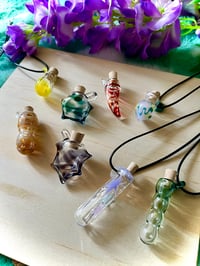 Image 1 of *NEW*Tiny Necklace Bottles - Great for fur or kitten/puppy teeth!