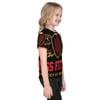 BossFitted Black and Res Kids Crew Neck T-shirt