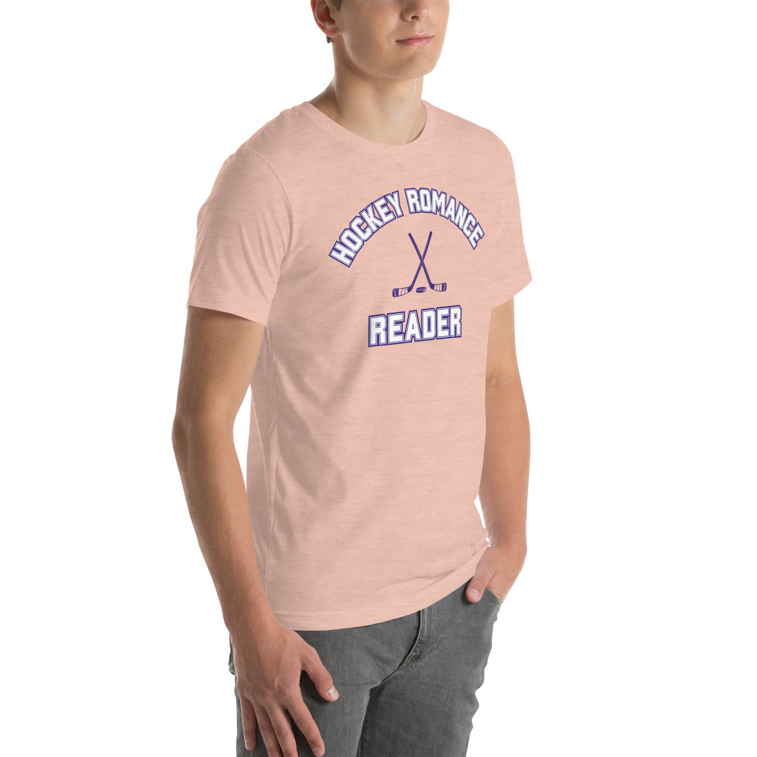 Image of Hockey romance reader Unisex t-shirt