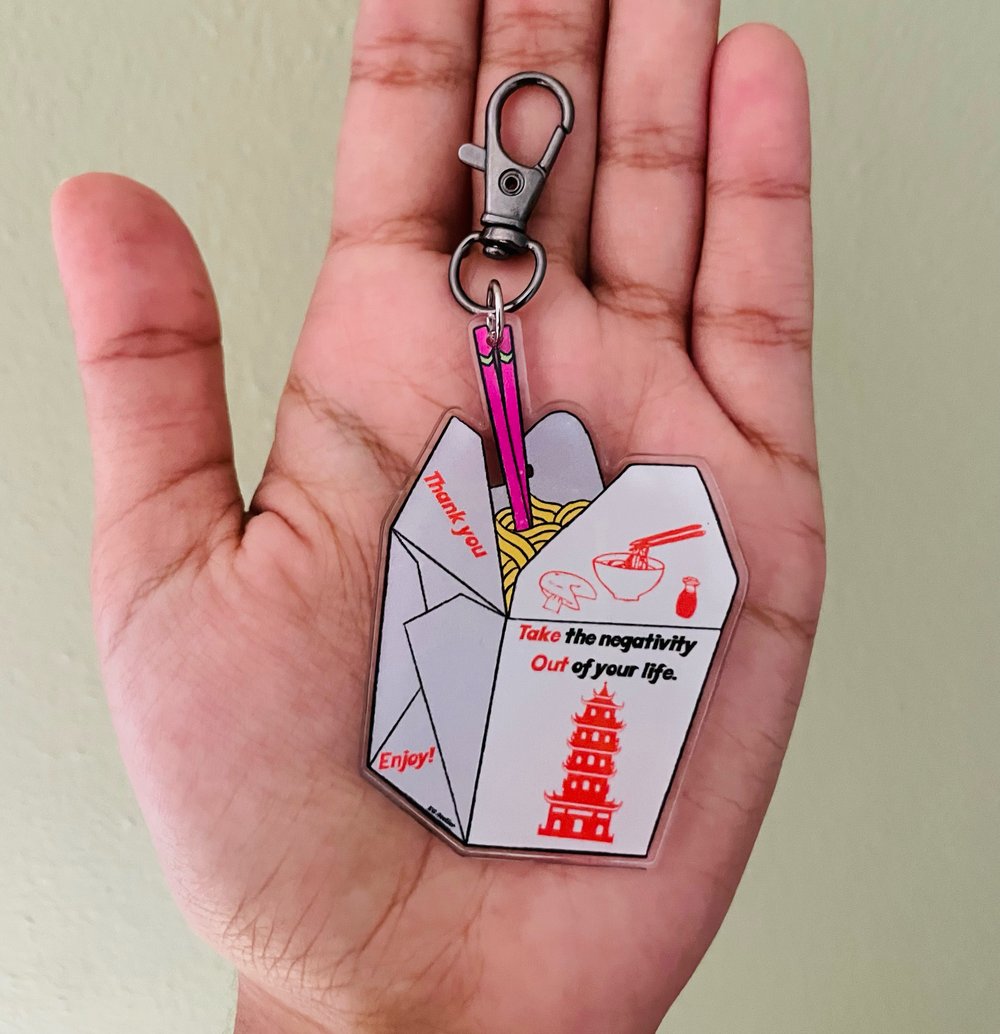 Image of Take Out Box Keychain