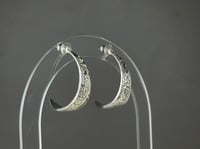 Image 2 of Shooting Star Hoop earrings
