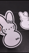 Peep Hello Kitty Sticker 