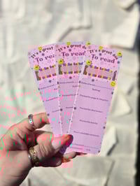Image 1 of Bookmark | It's a great day to read | Review bookmark | Purple