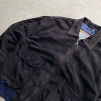 Image 2 of 90's SUEDE LEATHER BOMBER JACKET