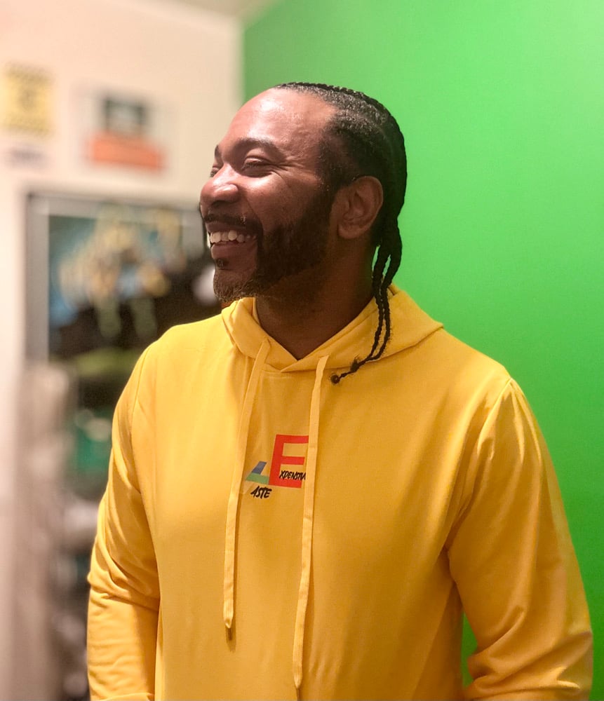 Image of Yellow Expensive Taste Skyzone.Society Hoodie