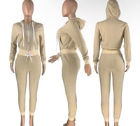 Image 1 of “Cozy up” Zip-up Sweatsuit