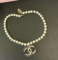 Image 1 of CC Pearl Necklace