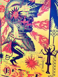 Image 6 of OSEES + Psychic Graveyard (gigposter Paris 2025)