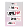 Love146 Sticker Sheet