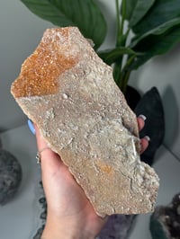 Image 4 of DOUBLE SIDED ORANGE COLOBIAN NEEDLE QUARTZ