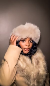 Image 3 of Desire, Unisex Khaki Fur Hat