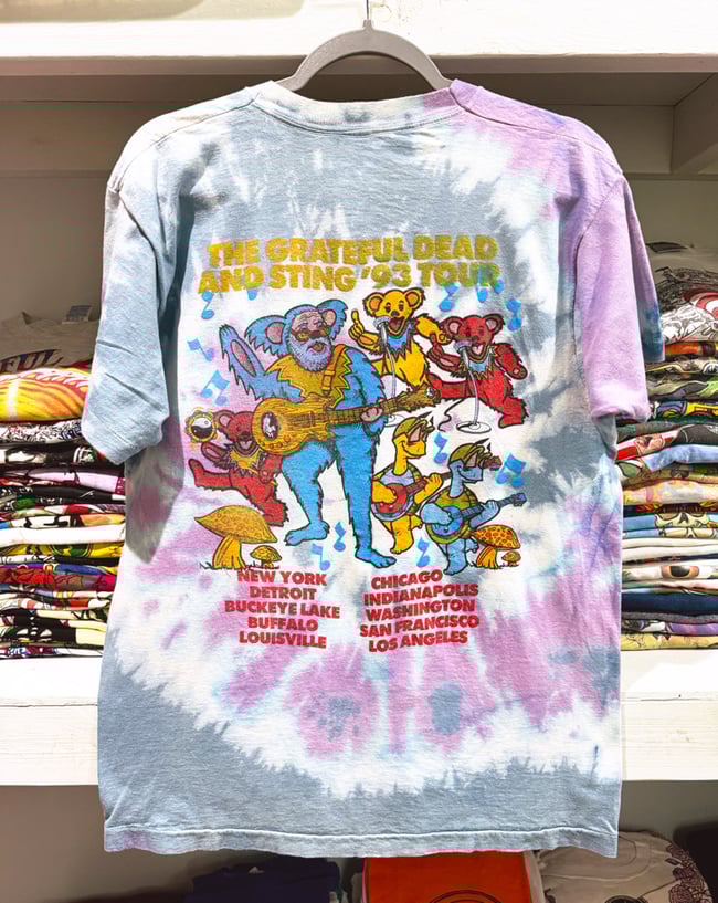 Grateful Dead 1993 Tour Lot T-Shirt - Fits L