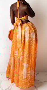 Image 2 of ORANGE FLOW DRESS