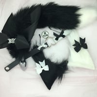 Black / white 2 tone ears Kitten Set 