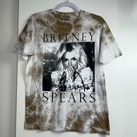 Image 4 of BRITNEY SPEARS bleach dyed boyfriend t-shirt