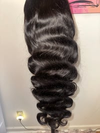 Image 1 of 28 inch body wave wig 