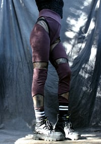 Image 4 of KILA Leggings, purple fleece