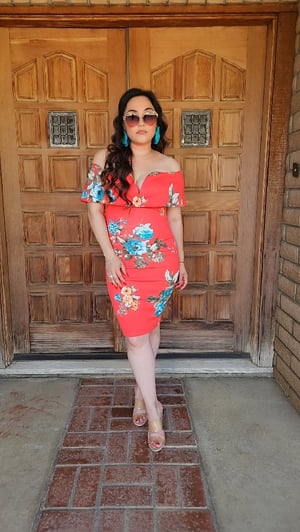 Image of Tropical Dress 